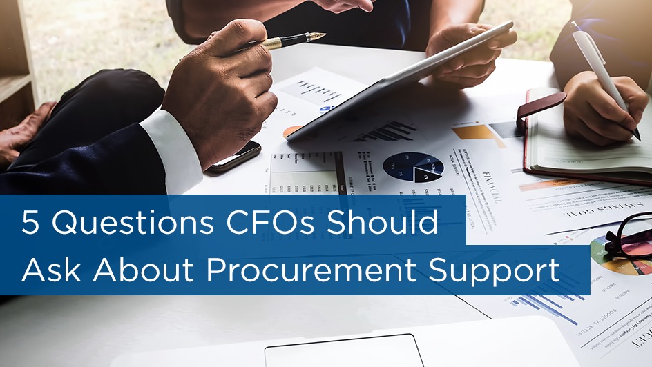 here are five procurement-related questions cfos should