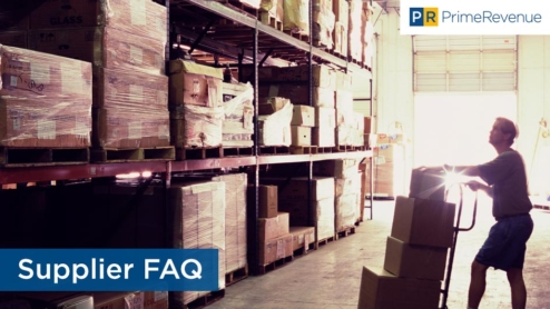 Suppliers and buyers in a supply chain finance program