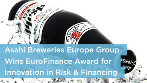 Asahi Breweries Europe Group, Utilising PrimeRevenue's Supply Chain Finance Programme, Wins EuroFinance Award for Innovation in Risk and Financing