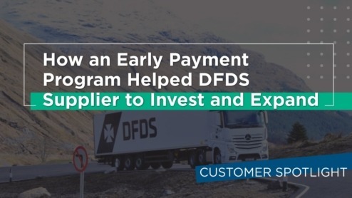 How an Early Payment Program Helped DFDS Supplier to Invest and Expand