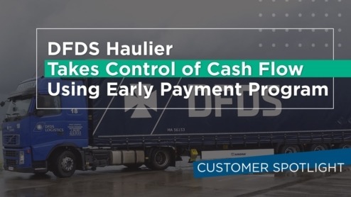 DFDS Haulier Takes Control of Cash Flow Using Early Payment Program