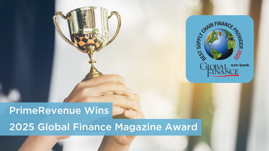 PrimeRevenue Wins 2025 Global Finance Magazine Award - PrimeRevenue